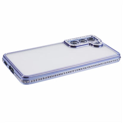 For Samsung Galaxy S23 Cell Phone Cases Rhinestones Decor TPU Flexible Cover