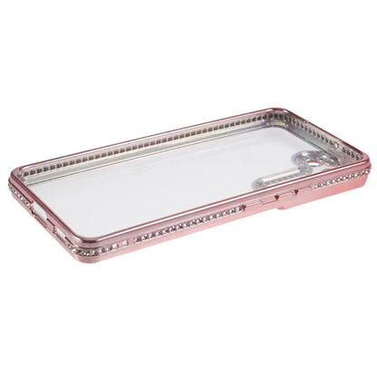 For Samsung Galaxy S23 Cell Phone Cases Rhinestones Decor TPU Flexible Cover