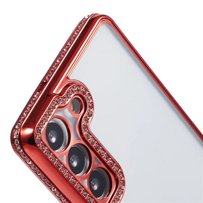 For Samsung Galaxy S23 Cell Phone Cases Rhinestones Decor TPU Flexible Cover