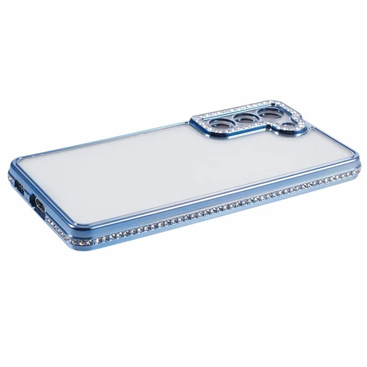 For Samsung Galaxy S23 Cell Phone Cases Rhinestones Decor TPU Flexible Cover