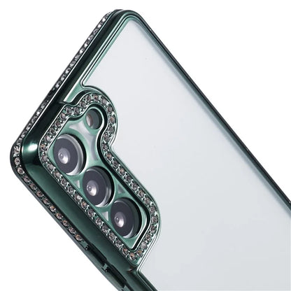 For Samsung Galaxy S23 Cell Phone Cases Rhinestones Decor TPU Flexible Cover