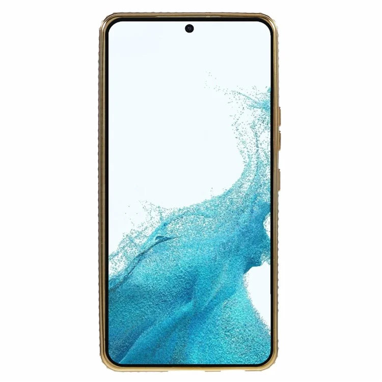 For Samsung Galaxy S23 Cell Phone Cases Rhinestones Decor TPU Flexible Cover