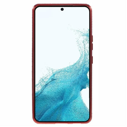 For Samsung Galaxy S23+ Case TPU Rhinestones Decor PC Ring Kickstand Protective Shell
