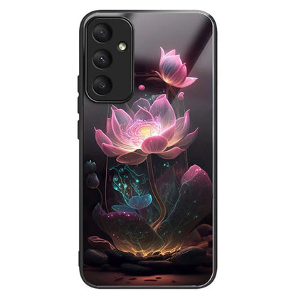 For Samsung Galaxy A33 5G Case Pattern Printed Tempered Glass TPU Phone Cover