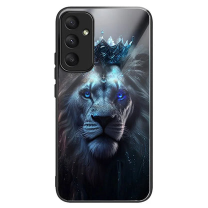 For Samsung Galaxy A33 5G Case Pattern Printed Tempered Glass TPU Phone Cover