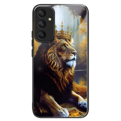 For Samsung Galaxy A33 5G Case Pattern Printed Tempered Glass TPU Phone Cover