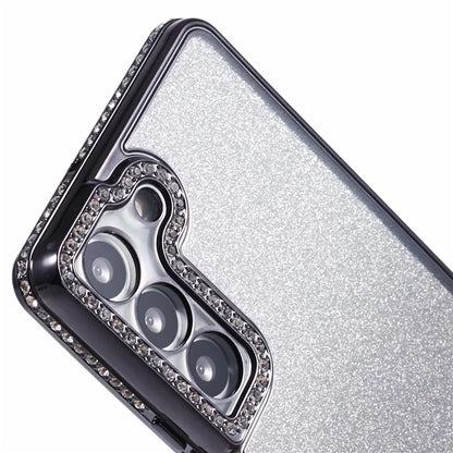 For Samsung Galaxy S23 Case TPU Drop Protection Rhinestone Decor Gradient Phone Protector