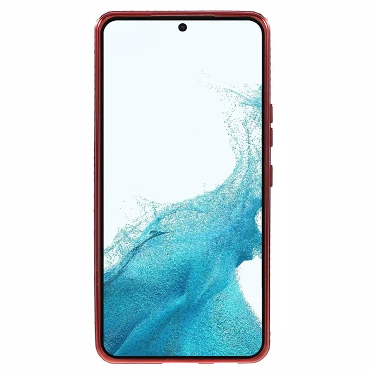 For Samsung Galaxy S23 Case TPU Drop Protection Rhinestone Decor Gradient Phone Protector