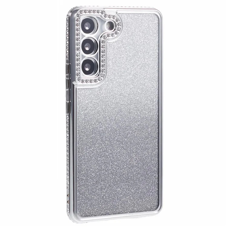 For Samsung Galaxy S22 5G Case TPU Bling Glitter Gradient Protective Phone Cover
