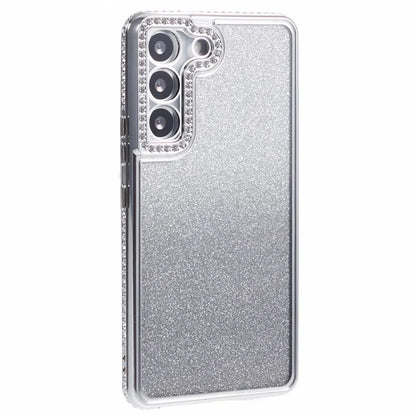 For Samsung Galaxy S22 5G Case TPU Bling Glitter Gradient Protective Phone Cover