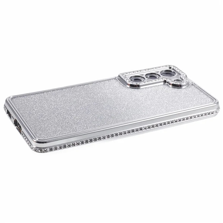 For Samsung Galaxy S22 5G Case TPU Bling Glitter Gradient Protective Phone Cover