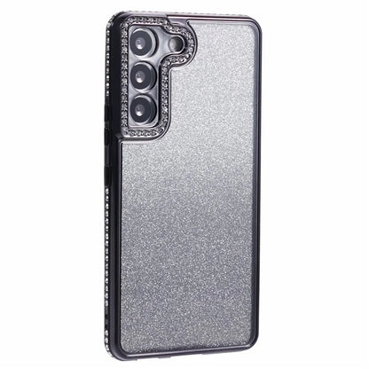 For Samsung Galaxy S22 5G Case TPU Bling Glitter Gradient Protective Phone Cover