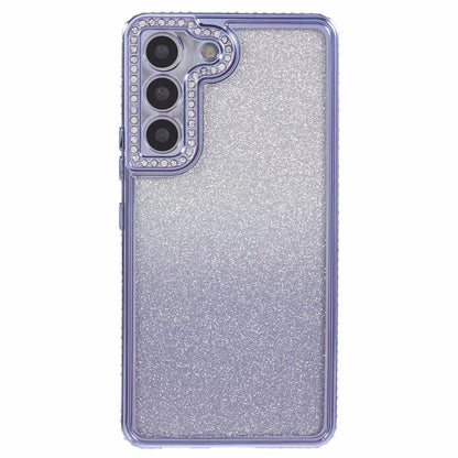 For Samsung Galaxy S22 5G Case TPU Bling Glitter Gradient Protective Phone Cover