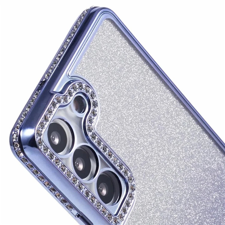 For Samsung Galaxy S22 5G Case TPU Bling Glitter Gradient Protective Phone Cover