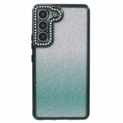 For Samsung Galaxy S22 5G Case TPU Bling Glitter Gradient Protective Phone Cover
