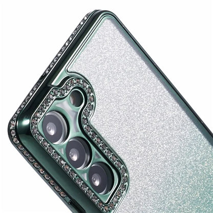 For Samsung Galaxy S22 5G Case TPU Bling Glitter Gradient Protective Phone Cover