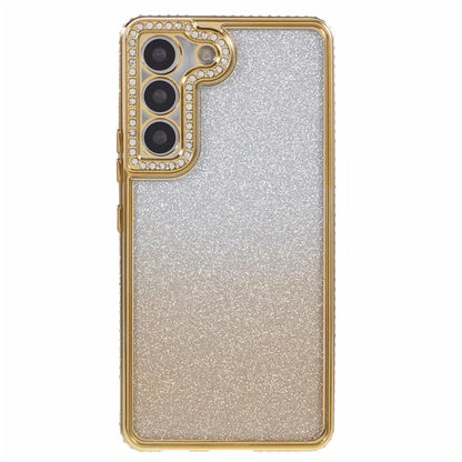 For Samsung Galaxy S22 5G Case TPU Bling Glitter Gradient Protective Phone Cover