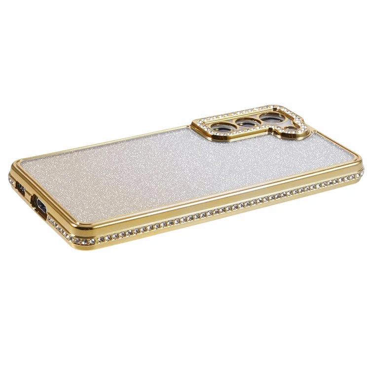 For Samsung Galaxy S22 5G Case TPU Bling Glitter Gradient Protective Phone Cover