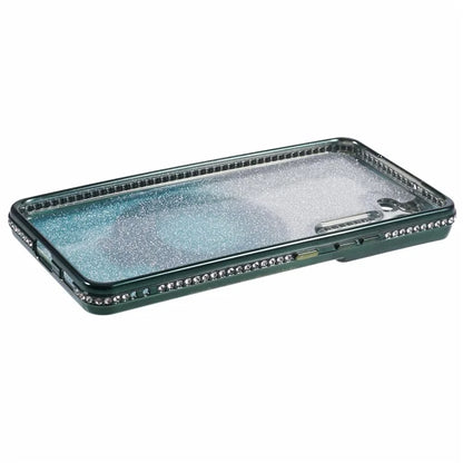 For Samsung Galaxy S22+ 5G Kickstand Case Rhinestone Decor Gradient TPU Phone Cover