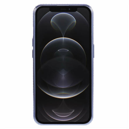 For iPhone 12 Pro Max TPU Case Rhinestones Lens Frame Ring Kickstand Phone Cover