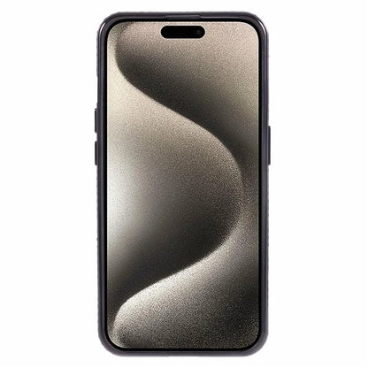 For iPhone 15 Pro Case Anti-Drop Gradient TPU Phone Case Rhinestones Decorated