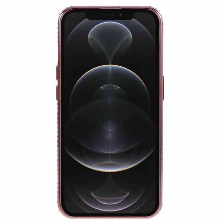 For iPhone 12 Pro TPU Case Rhinestones Decor Gradient Wholesale Phone Case