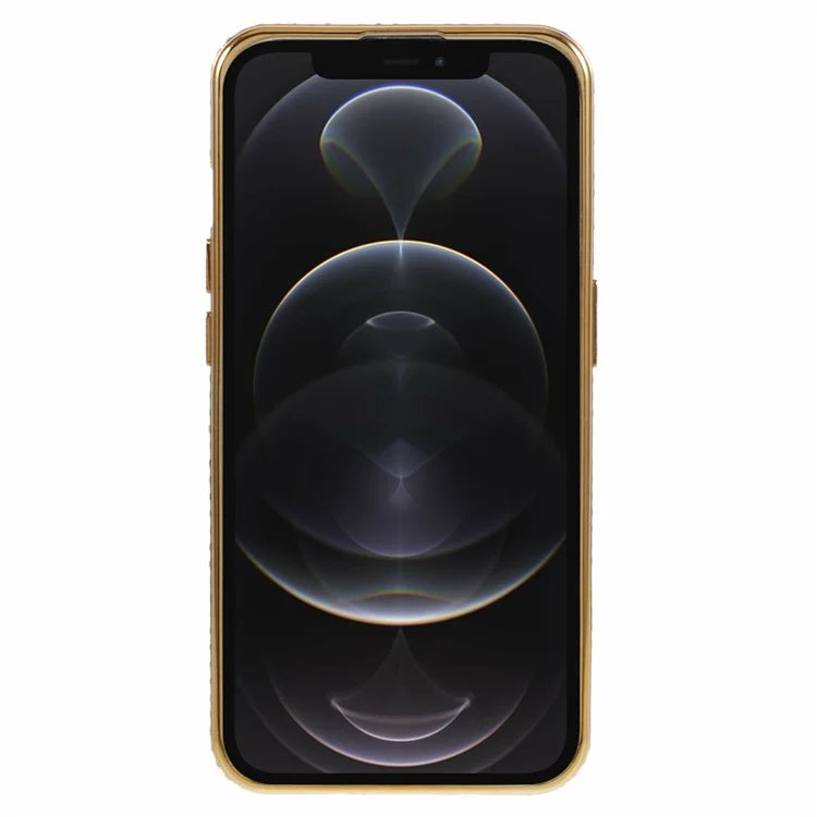 For iPhone 12 Pro TPU Case Rhinestones Decor Gradient Wholesale Phone Case