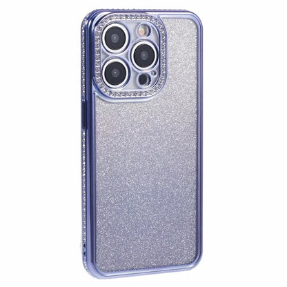 For iPhone 12 Pro TPU Case Rhinestones Decor Gradient Wholesale Phone Case