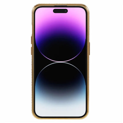For iPhone 14 Pro Max TPU Cover Gradient Shockproof Invisible Kickstand Cell Phone Case