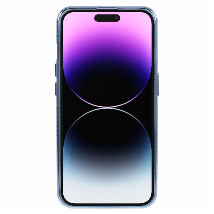 For iPhone 14 Pro Max TPU Cover Gradient Shockproof Invisible Kickstand Cell Phone Case
