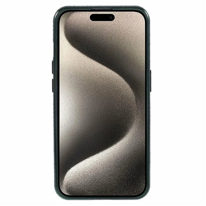 For iPhone 15 Pro TPU Case Rhinestone Decor Ring Kickstand Gradient Phone Cover