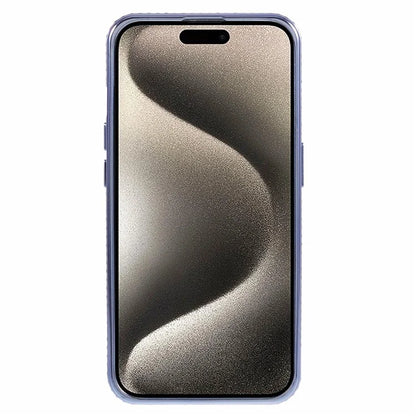 For iPhone 15 Pro TPU Case Rhinestone Decor Ring Kickstand Gradient Phone Cover