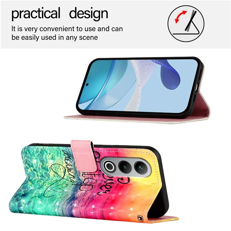 YB Pattern Printing Leather Series-2 For OnePlus Nord CE4 5G Case Protective Leather Phone Shell