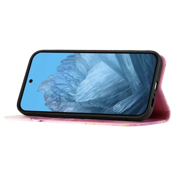 YB Pattern Printing Leather Series-6 For Nothing Phone (2a) Phone Wallet Case with Shoulder Strap