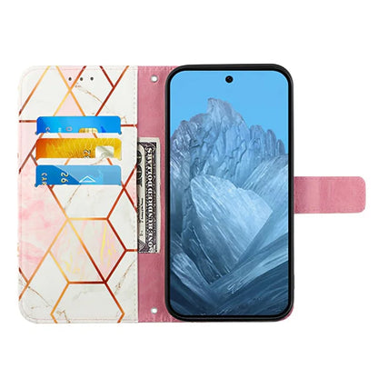 YB Pattern Printing Leather Series-6 For Nothing Phone (2a) Phone Wallet Case with Shoulder Strap
