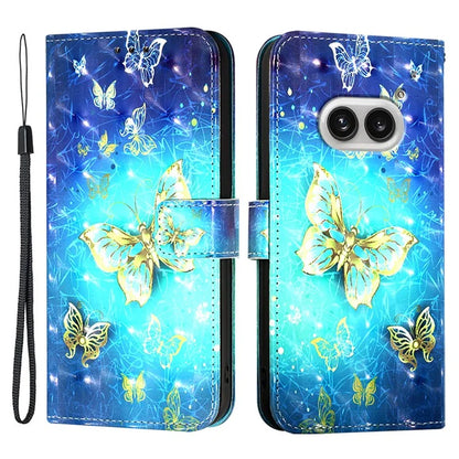 YB Pattern Printing Leather Series-2 For Nothing Phone (2a) Case Leather Phone Cover