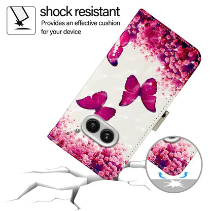 YB Pattern Printing Leather Series-2 For Nothing Phone (2a) Case Leather Phone Cover