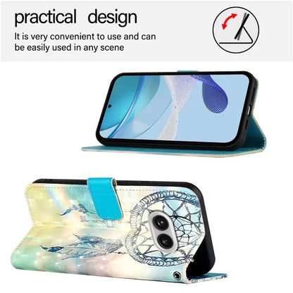 YB Pattern Printing Leather Series-2 For Nothing Phone (2a) Case Leather Phone Cover