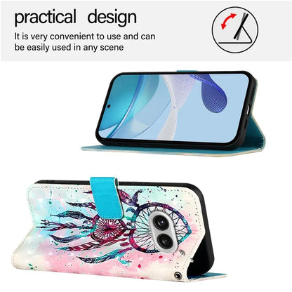 YB Pattern Printing Leather Series-2 For Nothing Phone (2a) Case Leather Phone Cover