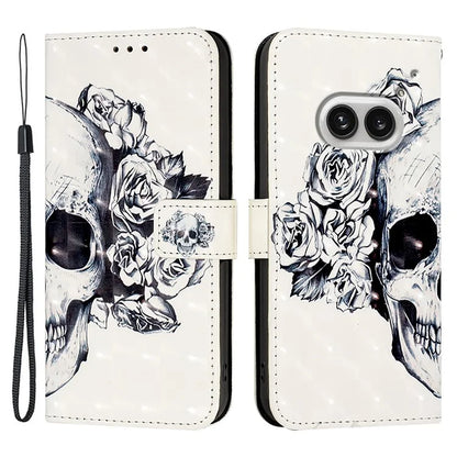 YB Pattern Printing Leather Series-2 For Nothing Phone (2a) Case Leather Phone Cover