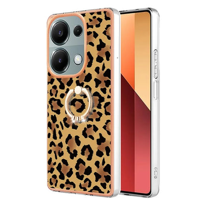 YB IMD Series-20 Style D for Xiaomi Redmi Note 13 Pro 4G / Poco M6 Pro 4G TPU Case Ring Kickstand 2.0mm Back Cover