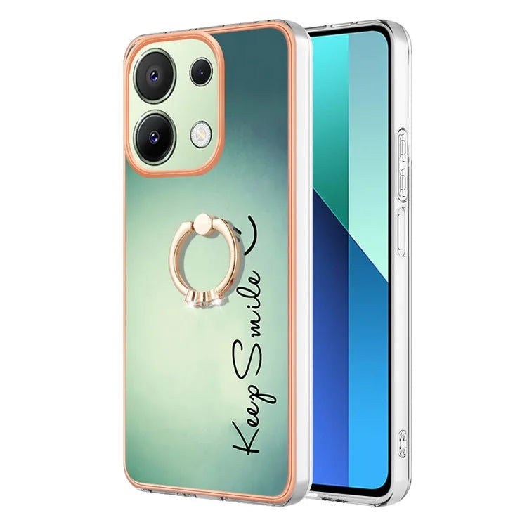 YB IMD Series-20 Style D for Xiaomi Redmi Note 13 4G Case Kickstand TPU Phone Cases Wholesale