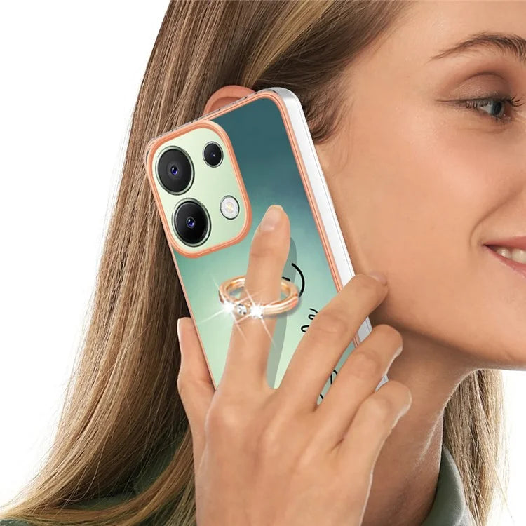 YB IMD Series-20 Style D for Xiaomi Redmi Note 13 4G Case Kickstand TPU Phone Cases Wholesale