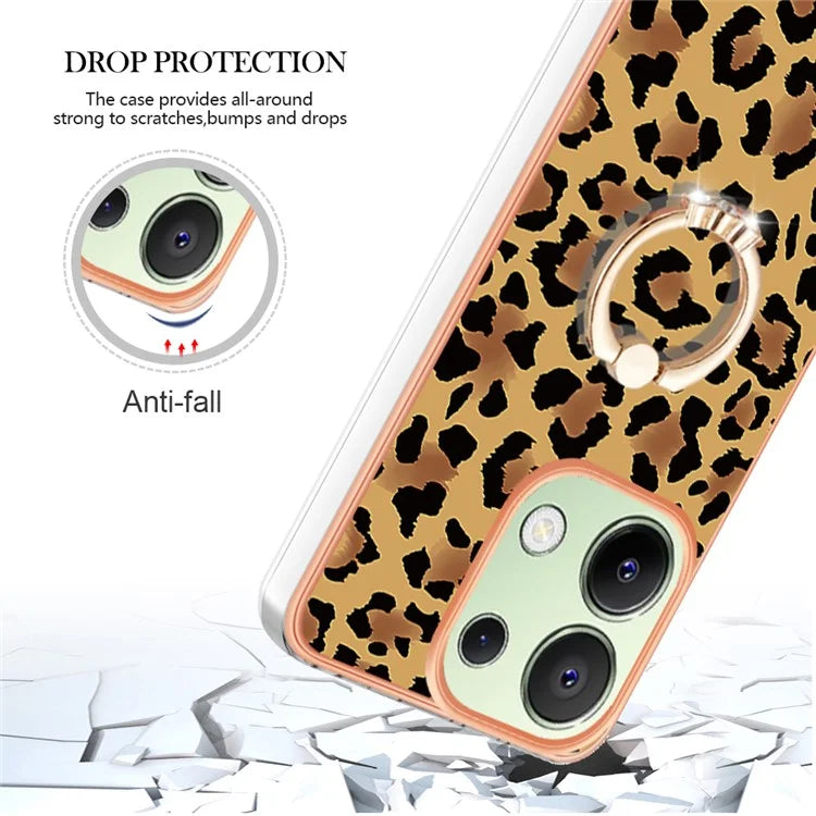 YB IMD Series-20 Style D for Xiaomi Redmi Note 13 4G Case Kickstand TPU Phone Cases Wholesale