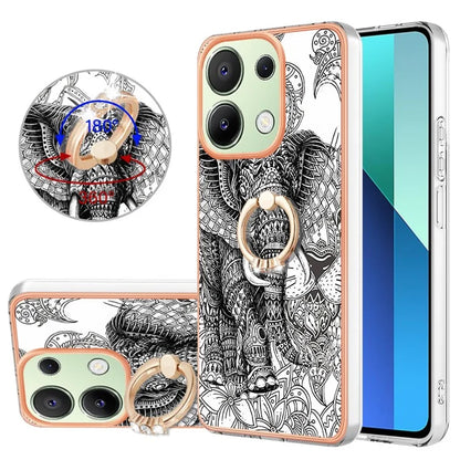 YB IMD Series-20 Style D for Xiaomi Redmi Note 13 4G Case Kickstand TPU Phone Cases Wholesale