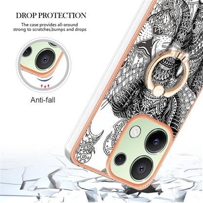 YB IMD Series-20 Style D for Xiaomi Redmi Note 13 4G Case Kickstand TPU Phone Cases Wholesale