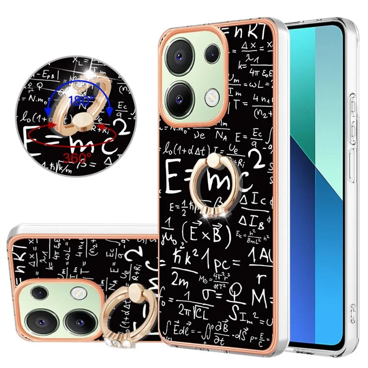 YB IMD Series-20 Style D for Xiaomi Redmi Note 13 4G Case Kickstand TPU Phone Cases Wholesale