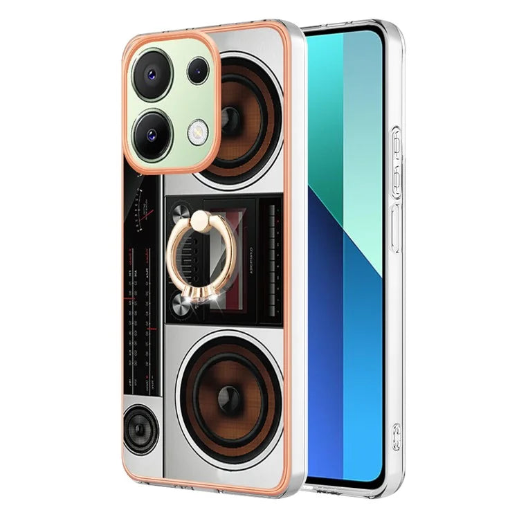 YB IMD Series-20 Style D for Xiaomi Redmi Note 13 4G Case Kickstand TPU Phone Cases Wholesale