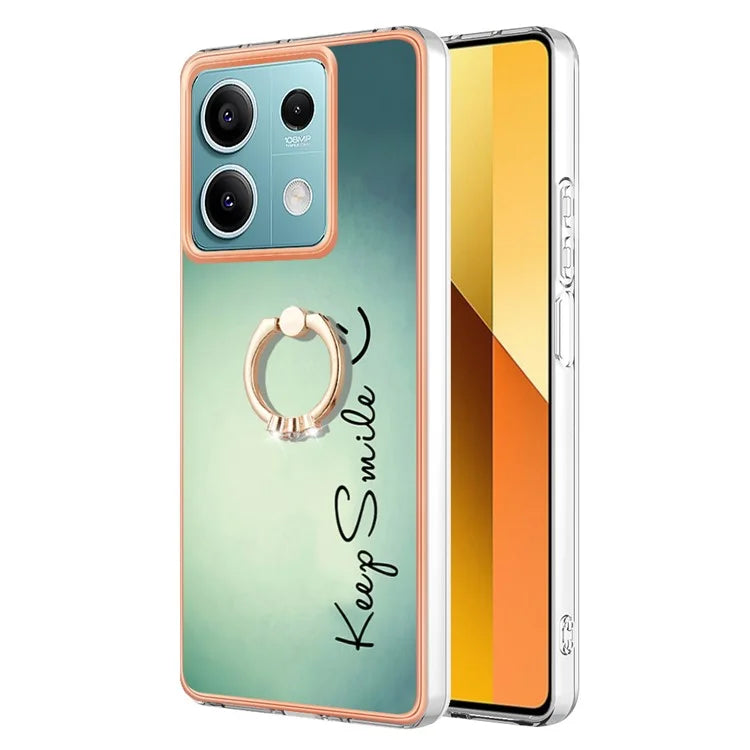 YB IMD Series-20 Style D for Xiaomi Redmi Note 13 5G (Global) Wholesale Case Kickstand TPU Phone Cover