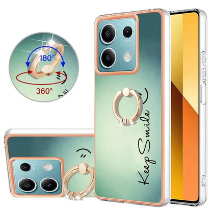 YB IMD Series-20 Style D for Xiaomi Redmi Note 13 5G (Global) Wholesale Case Kickstand TPU Phone Cover